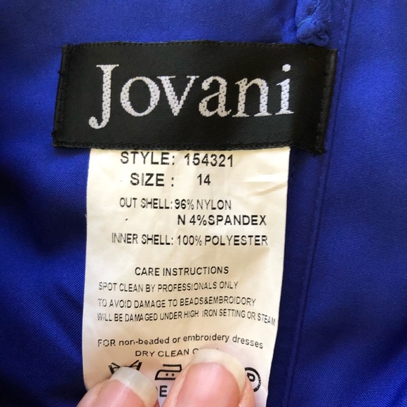 Gorgeous Jovani gown Blue - Picture 6 of 6